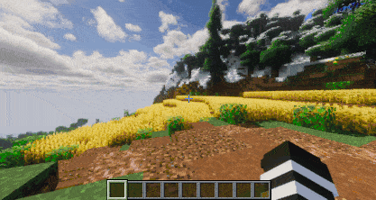 Animation scene playing inside a menu