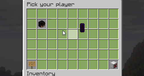 Player-picker interface in action